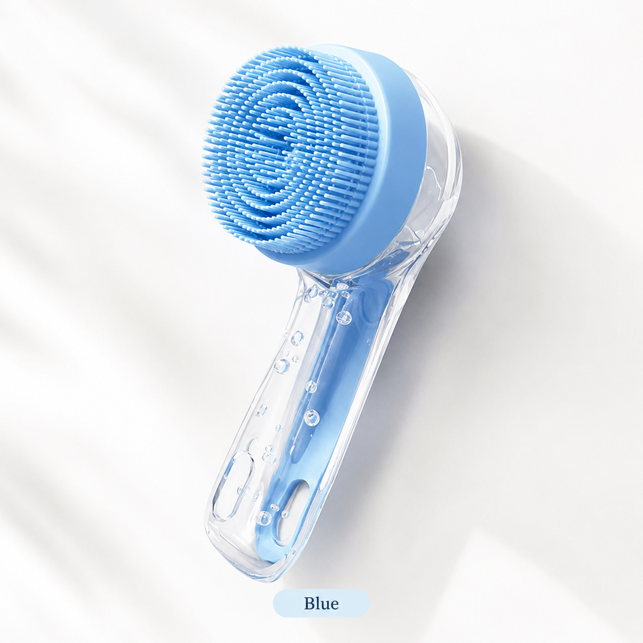 Pet Bath Brush with Built-In Shampoo Dispenser