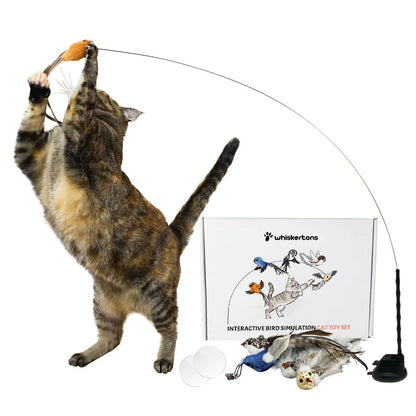 🐶The Creawel® Interactive Bird Simulation Cat Toy Set