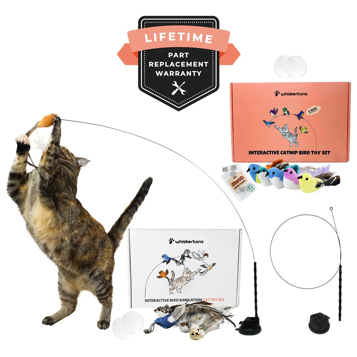 🐶The Creawel® Interactive Bird Simulation Cat Toy Set